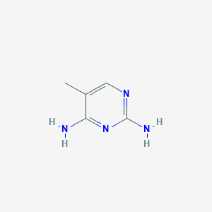 molecular formula C5H8N4 B091177 5-methylpyrimidine-2,4-diamine CAS No. 18588-37-9