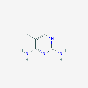 molecular formula C5H8N4 B091177 2,4-二氨基-5-甲基嘧啶 CAS No. 18588-37-9