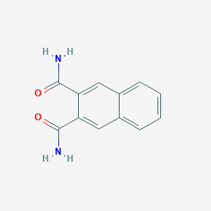 molecular formula C12H10N2O2 B009119 Naphthalene-2,3-dicarboxamide CAS No. 106733-12-4