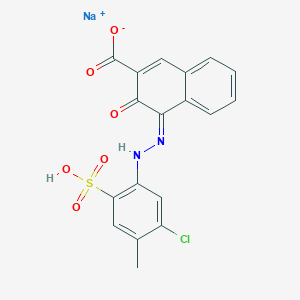 molecular formula C18H12ClN2NaO6S B091190 Cipigmentred48,monosodiumsalt CAS No. 17797-35-2