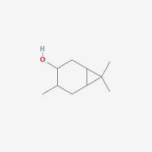 molecular formula C10H18O B091195 4,7,7-Trimethylbicyclo[4.1.0]heptan-3-ol CAS No. 16725-98-7