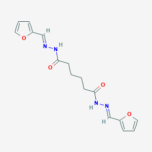 N,N'-bis[(E)-furan-2-ylmethylideneamino]hexanediamide