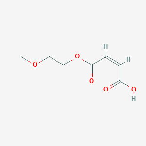 molecular formula C7H10O5 B091225 2-Methoxyethyl hydrogen maleate CAS No. 17831-64-0