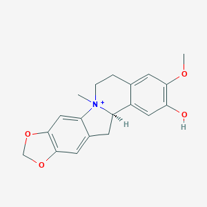 molecular formula C19H20NO4+ B091226 Cryptowoline CAS No. 15583-51-4