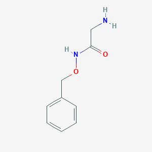 molecular formula C9H12N2O2 B091228 2-氨基-N-(苄氧基)-乙酰胺 CAS No. 16975-23-8
