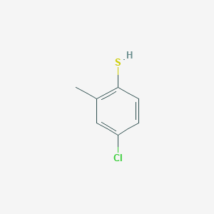 molecular formula C7H7ClS B091230 4-Chloro-2-methylthiophenol CAS No. 17178-01-7
