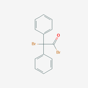 molecular formula C14H10Br2O B091231 2-Bromo-2,2-diphenylacetyl chloride CAS No. 17397-37-4
