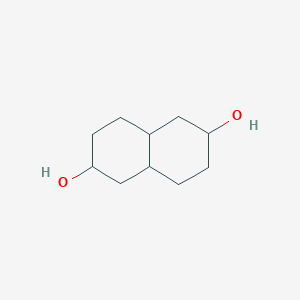 molecular formula C10H18O2 B009124 2,6-Decahydronaphthalenediol CAS No. 102942-69-8