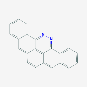 molecular formula C22H12N2 B091243 ANTHRA(9,1,2-cde)BENZO(h)CINNOLINE CAS No. 189-58-2