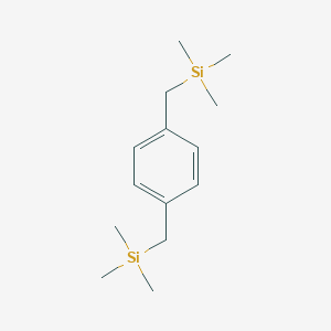 molecular formula C14H26Si2 B091244 Silane, (1,4-phenylenebis(methylene))bis(trimethyl CAS No. 17557-09-4