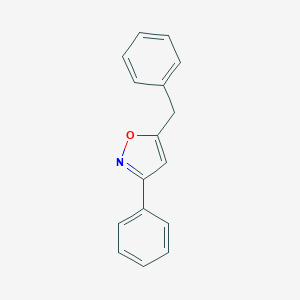 molecular formula C16H13NO B091249 Isoxazole, 3-phenyl-5-(phenylmethyl)- CAS No. 18753-56-5
