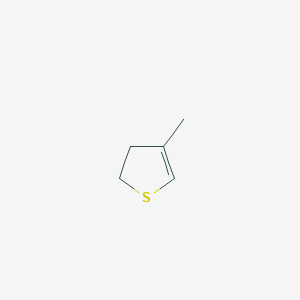 molecular formula C5H8S B009125 4,5-Dihydrothiophene, 3-methyl- CAS No. 100182-47-6