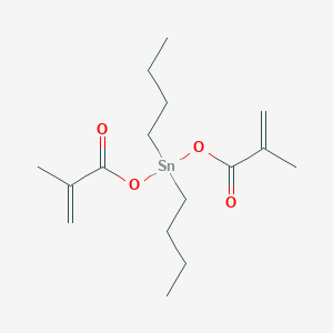 molecular formula C16H28O4Sn B091252 di-N-butyldimethacrylatetin CAS No. 15257-25-7