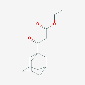 molecular formula C15H22O3 B091254 Ethyl 3-(1-adamantyl)-3-oxopropanoate CAS No. 19386-06-2