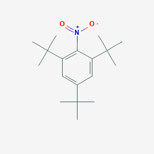 molecular formula C18H29NO2 B091260 2,4,6-Tri-tert-butylnitrobenzene CAS No. 4074-25-3