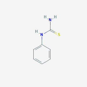 molecular formula C7H8N2S B091264 Phenylthiourea CAS No. 103-85-5