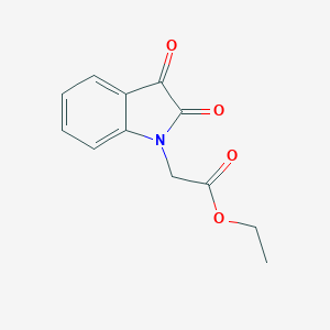 molecular formula C12H11NO4 B091268 Ethyl (2,3-dioxo-2,3-dihydro-1H-indol-1-yl)acetate CAS No. 41042-21-1