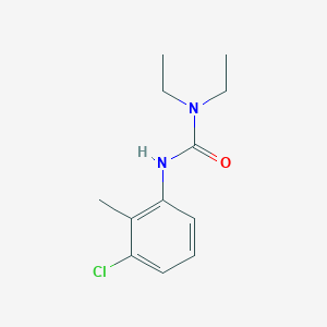 molecular formula C12H17ClN2O B091273 3-(3-Chloro-2-methylphenyl)-1,1-diethylurea CAS No. 15545-55-8