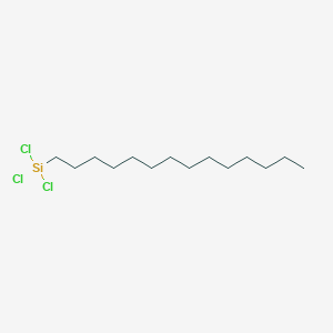 molecular formula C14H29Cl3Si B091274 Tetradecyltrichlorosilane CAS No. 18402-22-7