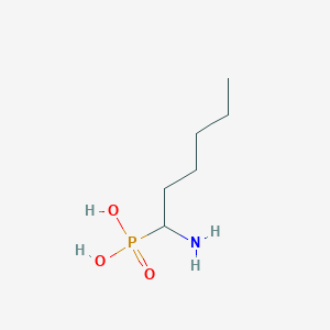 molecular formula C6H16NO3P B009129 1-氨基己基膦酸 CAS No. 109638-78-0