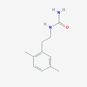 molecular formula C11H16N2O B091290 N-(2,5-Dimethylphenethyl)urea CAS No. 17291-89-3