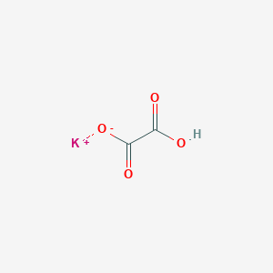 molecular formula C2HKO4 B091296 Potassium hydrogen oxalate CAS No. 127-95-7