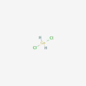 molecular formula Cl2GeH2 B091298 Dichlorogermane CAS No. 15230-48-5