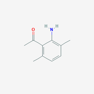 molecular formula C10H13NO B009130 1-(2-Amino-3,6-dimethylphenyl)ethanone CAS No. 106634-64-4