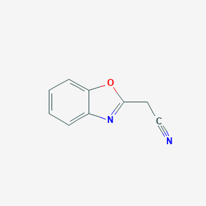 molecular formula C9H6N2O B091303 1,3-Benzoxazol-2-ylacetonitrile CAS No. 15344-56-6