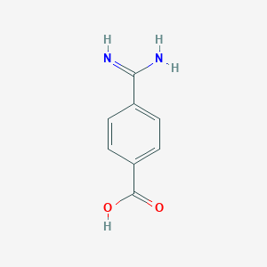 molecular formula C8H8N2O2 B091310 4-carbamimidoylbenzoic Acid CAS No. 15535-95-2