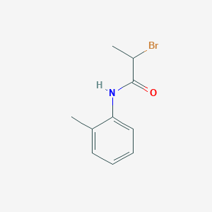 molecular formula C10H12BrNO B091314 2-溴-N-(2-甲基苯基)丙酰胺 CAS No. 19397-79-6