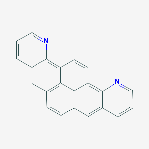 molecular formula C22H12N2 B091319 NAPHTHO(1,8-gh:4,5-g'h')DIQUINOLINE CAS No. 16566-64-6