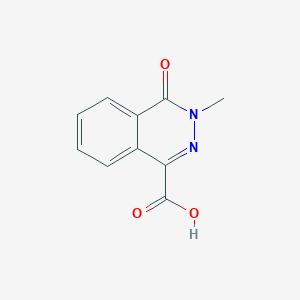 molecular formula C10H8N2O3 B091334 3-Methyl-4-oxo-3,4-dihydro-phthalazine-1-carboxylic acid CAS No. 16015-47-7