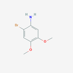 molecular formula C8H10BrNO2 B091357 2-Bromo-4,5-dimethoxyaniline CAS No. 16791-41-6