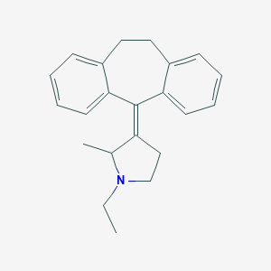 molecular formula C22H25N B091358 Piroheptine CAS No. 16378-21-5