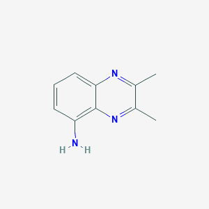 molecular formula C10H11N3 B091361 2,3-Dimethylquinoxalin-5-amine CAS No. 19023-68-8