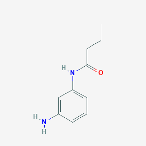molecular formula C10H14N2O B091370 N-(3-aminophenyl)butanamide CAS No. 93469-29-5