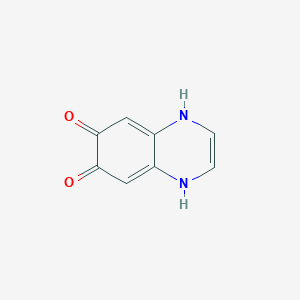 molecular formula C8H6N2O2 B091371 6,7-Quinoxalinediol CAS No. 19506-20-8