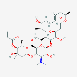molecular formula C38H63NO14 B091377 Leucomycin a7 CAS No. 18361-47-2