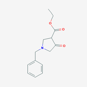 molecular formula C14H17NO3 B091386 Ethyl 1-benzyl-4-oxopyrrolidine-3-carboxylate CAS No. 1027-35-6