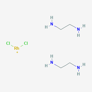 molecular formula C4H16Cl2N4Rh+ B091389 Dichlorobis(ethylenediamine)rhodium(III) CAS No. 15444-62-9