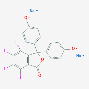 Disodium;4-[4,5,6,7-tetraiodo-1-(4-oxidophenyl)-3-oxo-2-benzofuran-1-yl]phenolate