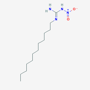 molecular formula C13H28N4O2 B009140 Guanidine, 3-dodecyl-1-nitro- CAS No. 101517-06-0