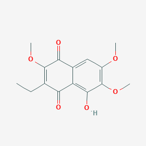 3-Ethyl-5-hydroxy-2,6,7-trimethoxynaphthalene-1,4-dione