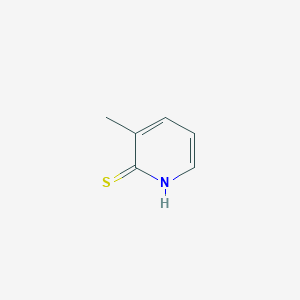 molecular formula C6H7NS B091402 3-Methyl-2(1H)-pyridinethione CAS No. 18368-66-6