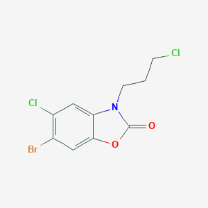 2-Benzoxazolinone, 6-bromo-5-chloro-3-(3-chloropropyl)-