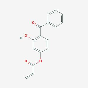 molecular formula C16H12O4 B091420 4-苯甲酰-3-羟基苯基丙烯酸酯 CAS No. 15419-94-0