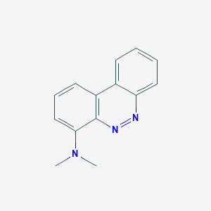 molecular formula C14H13N3 B091424 Benzo[c]cinnoline, 4-(dimethylamino)- CAS No. 16371-74-7