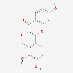 molecular formula C16H10O6 B091439 Mopanin CAS No. 17093-84-4