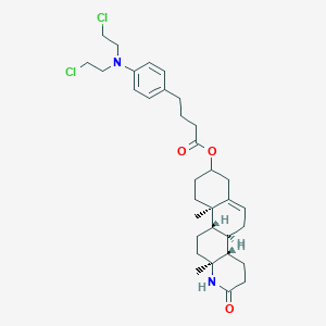molecular formula C33H46Cl2N2O3 B009144 Hael-chlorambucil CAS No. 107480-21-7